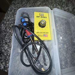 Airless plastic welder