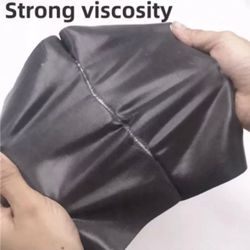 Title Black Self Adhesive Faux Suede  Wrap Sticker Felt Stretch for Car Interior