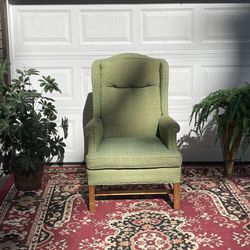 Vintage Wingback Lounge Chair