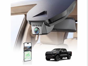 Brand new in the box- Front 4K Dash Cam Suitable for Chevy Colorado 2023-2026,Integrated OEM Look UHD 2160P Video,Built-in WiFi & APP,Loop Recording,G