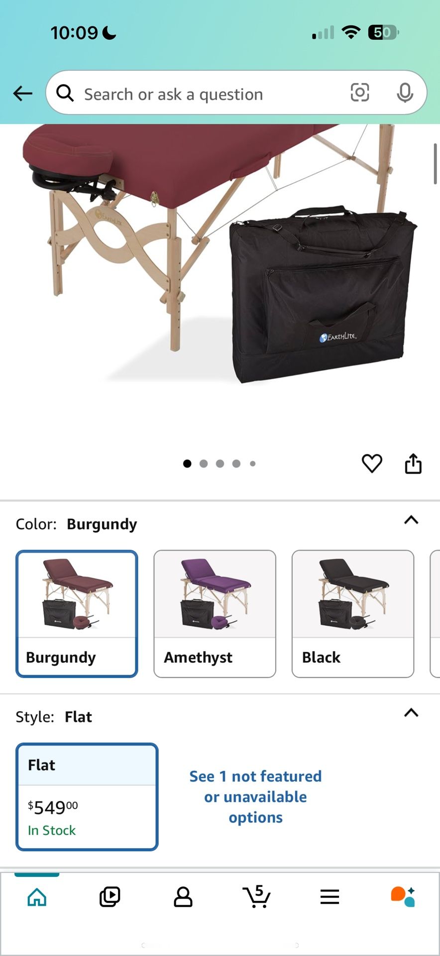 EARTHLITE MASSAGE TABLE
