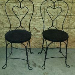 Ice cream parlor chairs