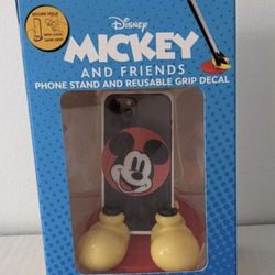 DISNEY MICKEY MOUSE SpinPop PHONE STAND & REUSABLE REUSABLE GRIP DECAL
