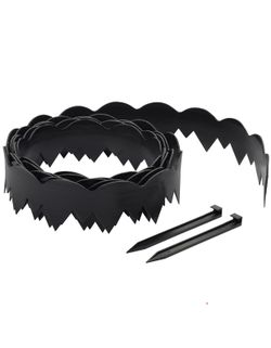 Dimex Landshark Scallop Top Pound-In Plastic Landscape Edging Project Kit, 20-Feet (3510-20C-3)