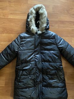 Girls Puffer Jacket With Fleece Lining Inside  10/12