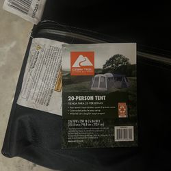 New 20 Person Campaign Tent