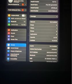 Grey iPad  6th generation
