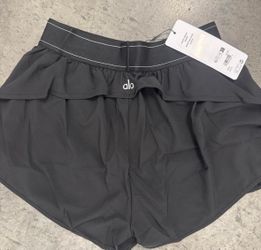 Alo Yoga Black Athletic Shorts with Tags