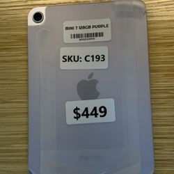 On Sale iPad Mini7 128GB 