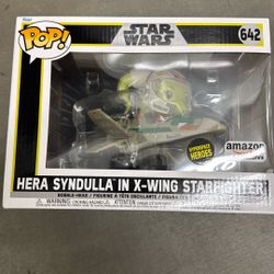 Funko Pop Star Wars Hera Sundial In X Wing Star fighter Exclusive