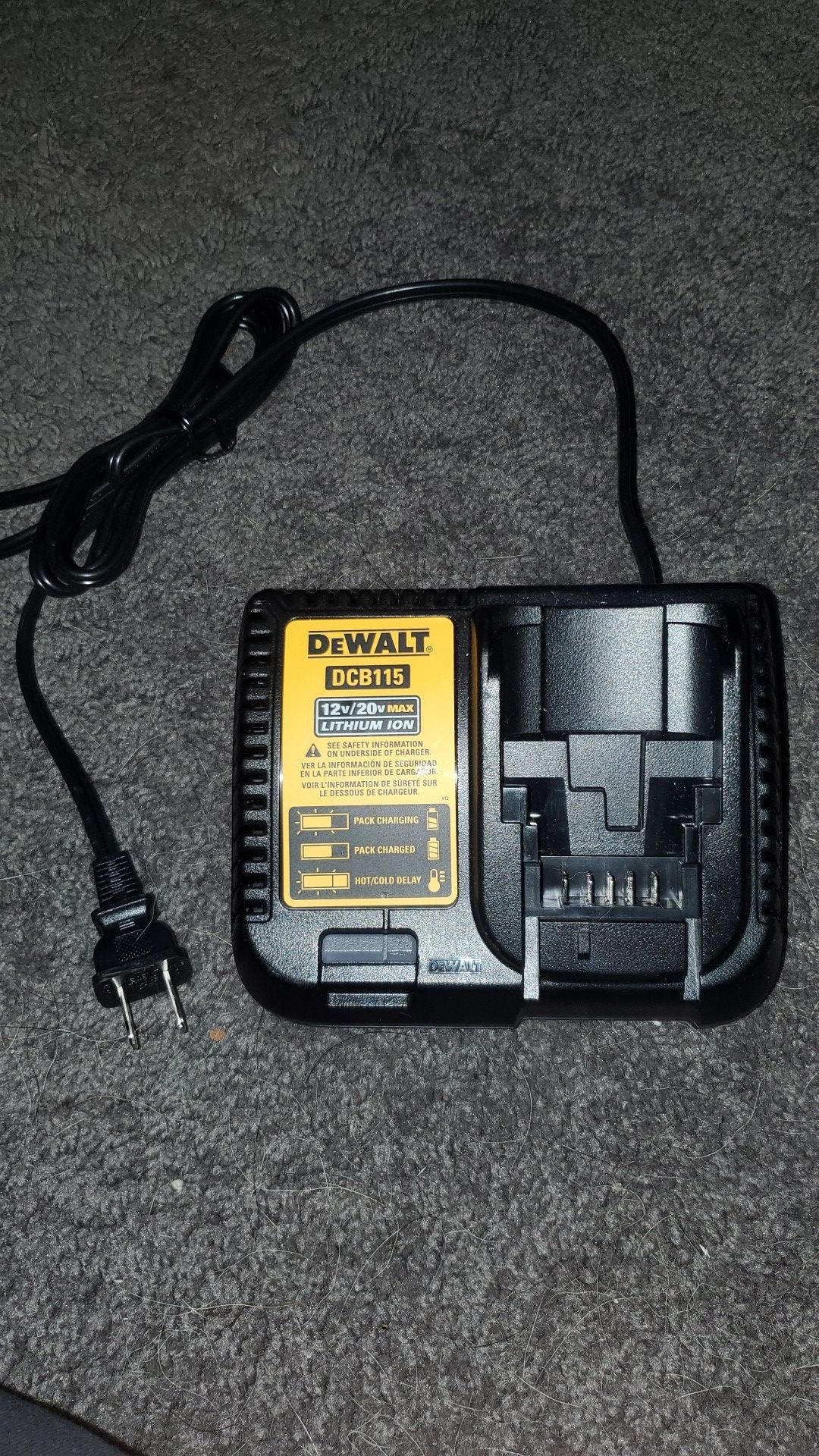 dewalt fast charger.