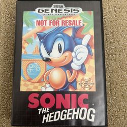 Sonic The Hedgehog, Sega Genesis, Great Condition, Tested