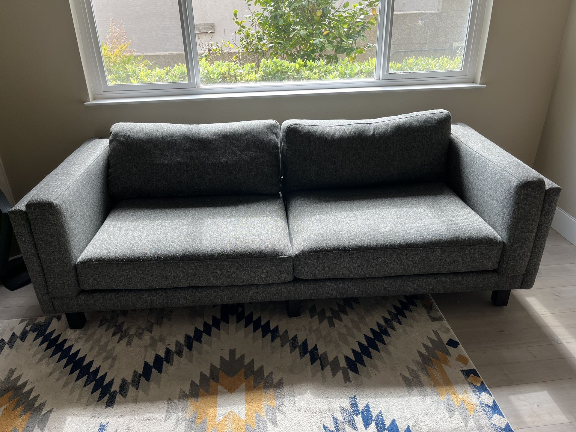 81” Room & Board Cade couch (color Tepic Navy)