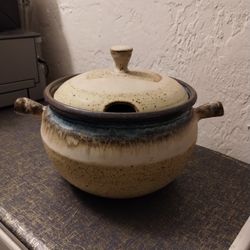 Signed Crock Bean Soup Pot (View All Photos) No Ladle 