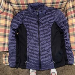 32 Degree Heat Women’s Purple & Black Puffer Coat