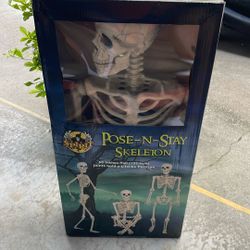 Pose N Stay Skeleton Spirit Halloween 60 Inches