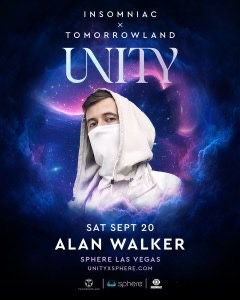Las Vegas - UNITY - Sphere 9.20 Sat Ticket x6