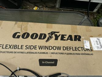 Flexible Side Window Deflector Driver Side