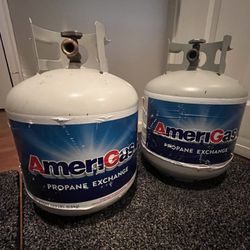 Two Full 15lb AmeriGas Propane Tanks – $50 Each