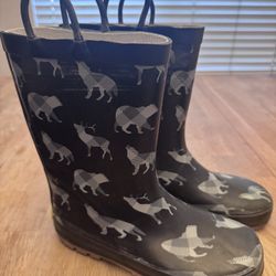 Rain boots Boys Size 2