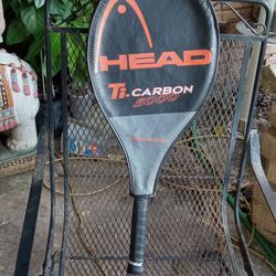 Head Ti. Carbon 5000 Tennis Racket Grip 4 3/8 - 3 Orange & Gray