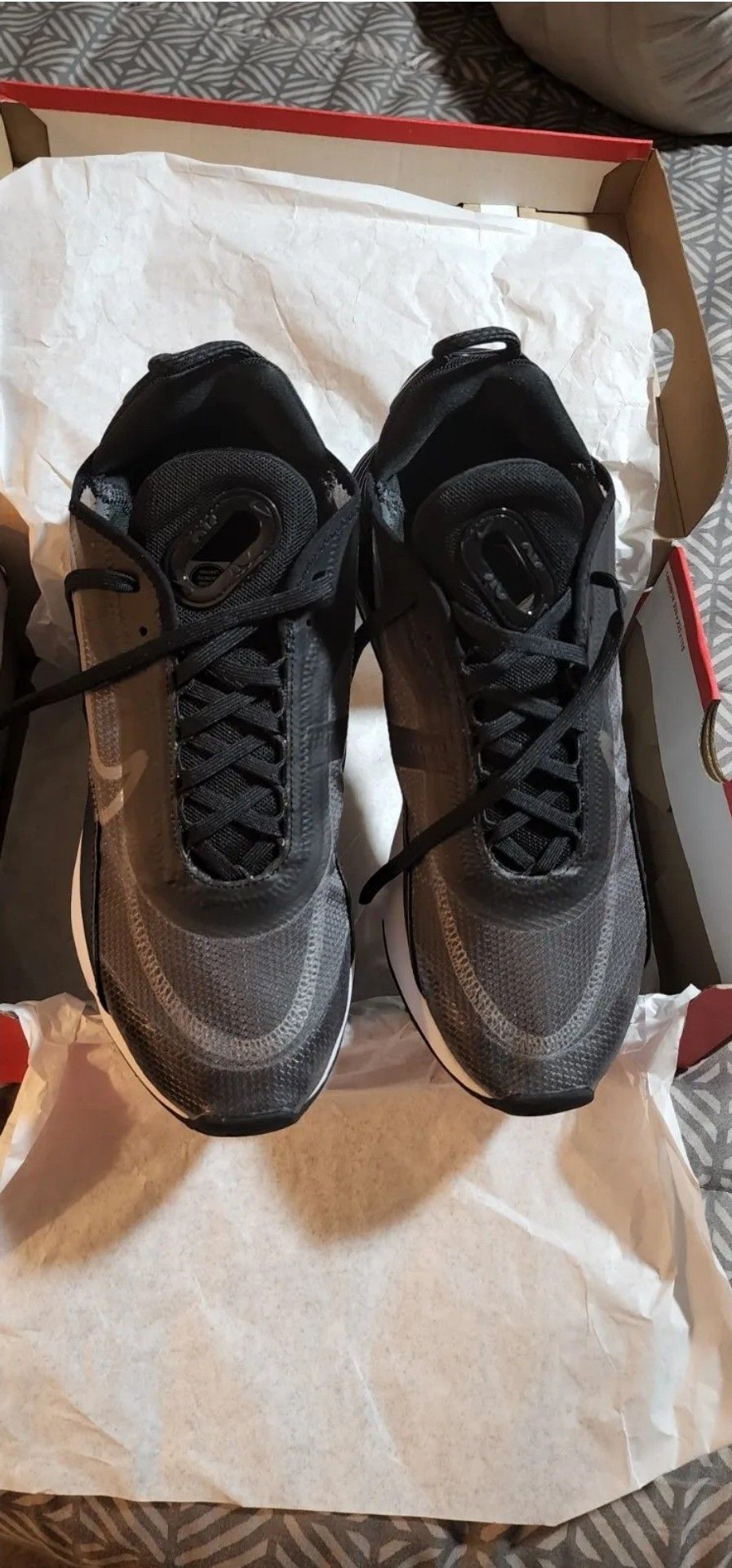 Nike Air Max 2090 CW7306-001 Men's Black/Wolf Grey/Anthracite/White Shoes TV270