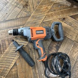 RIDGID Drill 9 Amp Corded 1/2 in. Spade Handle Mud Mixer