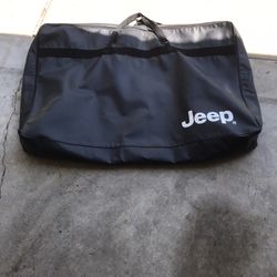 Jeep Leather Storage Bag Like New 