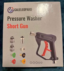 Short gum pressure washer