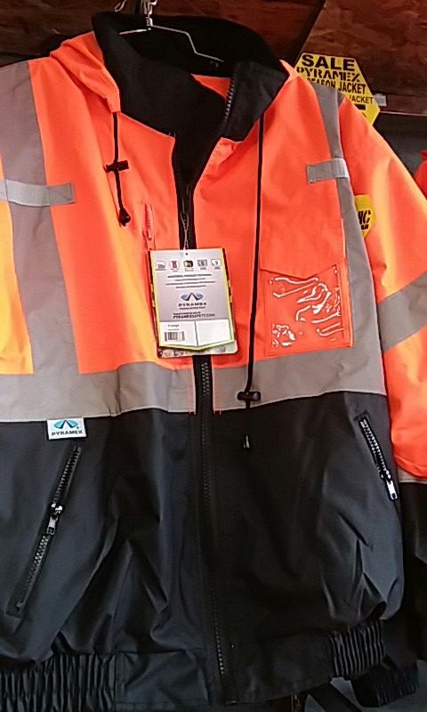 Class 3 High Visibility Safety Jacket with Removable Fleece