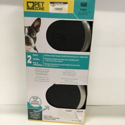 Pet Zone Stainless Steel Dog Bowls 