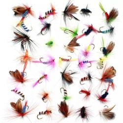 60 Trout Flies 