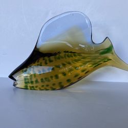 Vintage Art Glass Fish by Rozinek & Honzik for Exbor Czechoslovakia