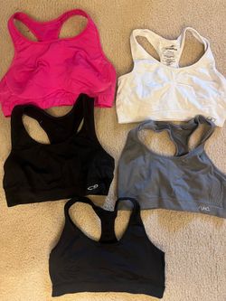 Lot of Women’s Racerback Sports Bras Lounge Exercise -Medium