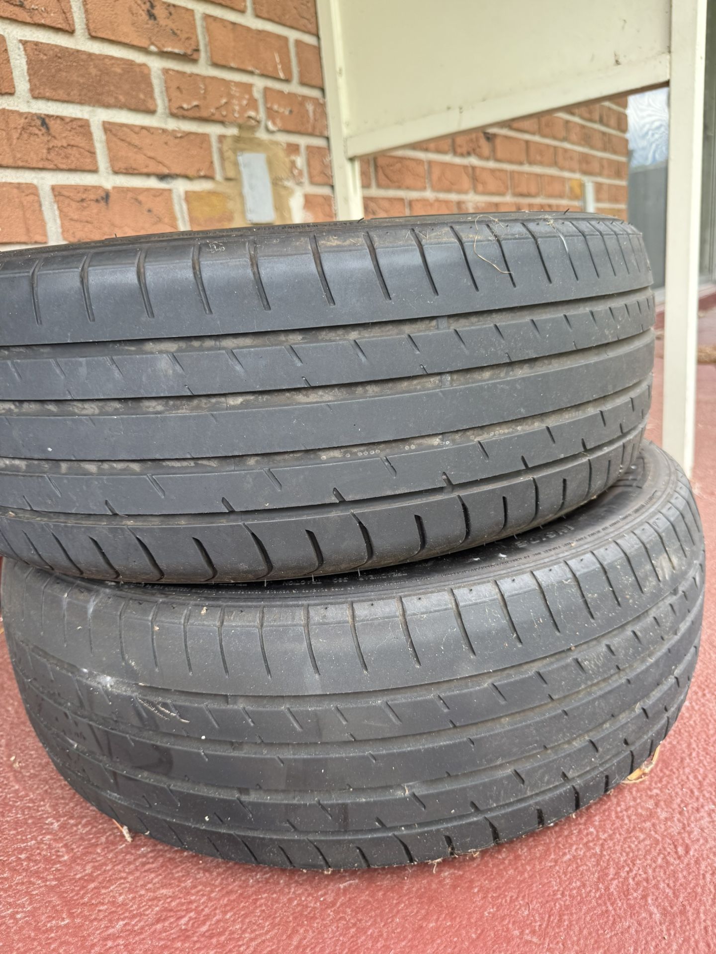 2 Used Cosmo Tires 215/60R17 – Still Good Tread