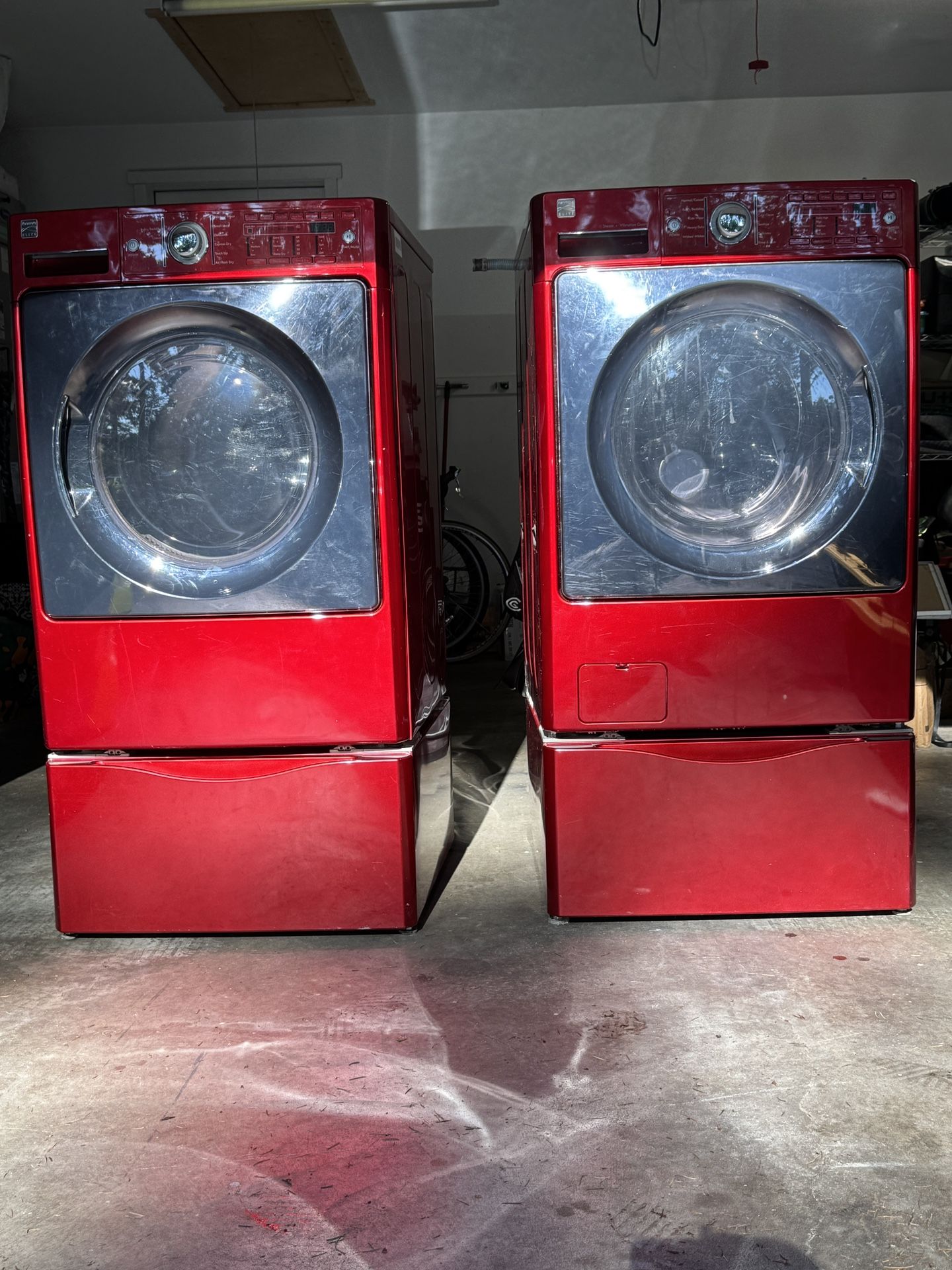 Kenmore Washer + Dryer Model 796 W/ Pedestal