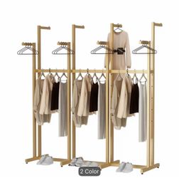Golden Clothing Rack