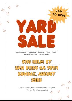 Yard Sale