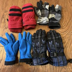 Free Used Winter Gloves For Boys 3T-5T