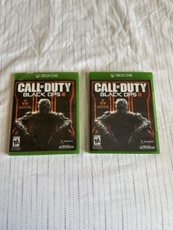 Call Of Duty Black Ops III (3) Xbox One 2 copies 