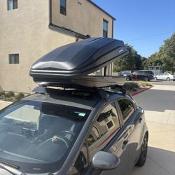 Cargo box for car/SUV roof rack; sport rack vista XL