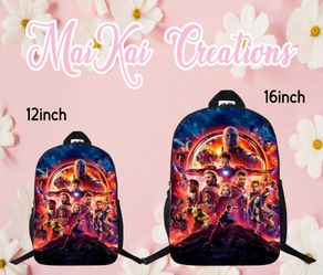Marvel custom backpack (READ DESCRIPTION)