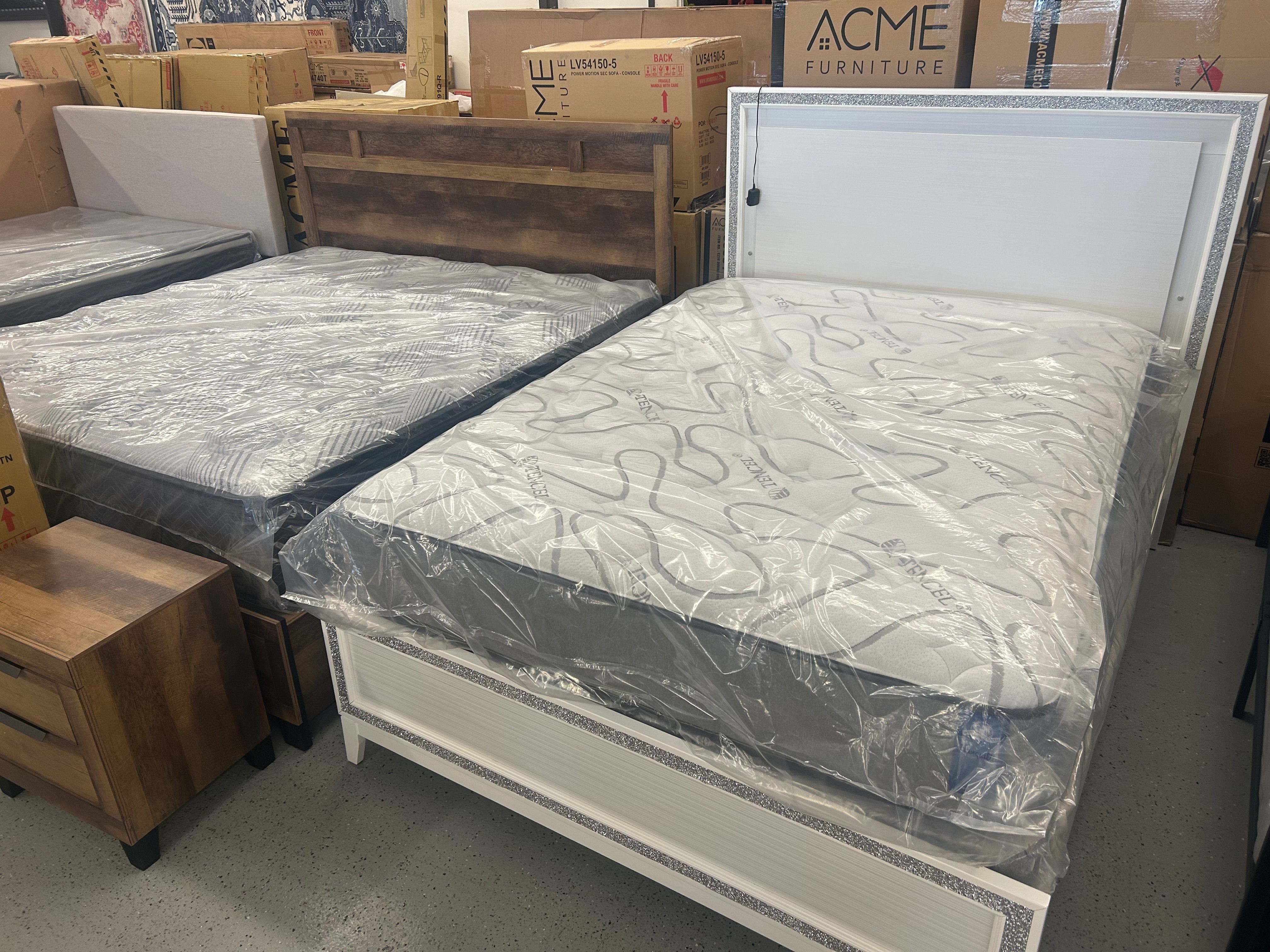 furniture mattress bed frame box spring twin full queen king