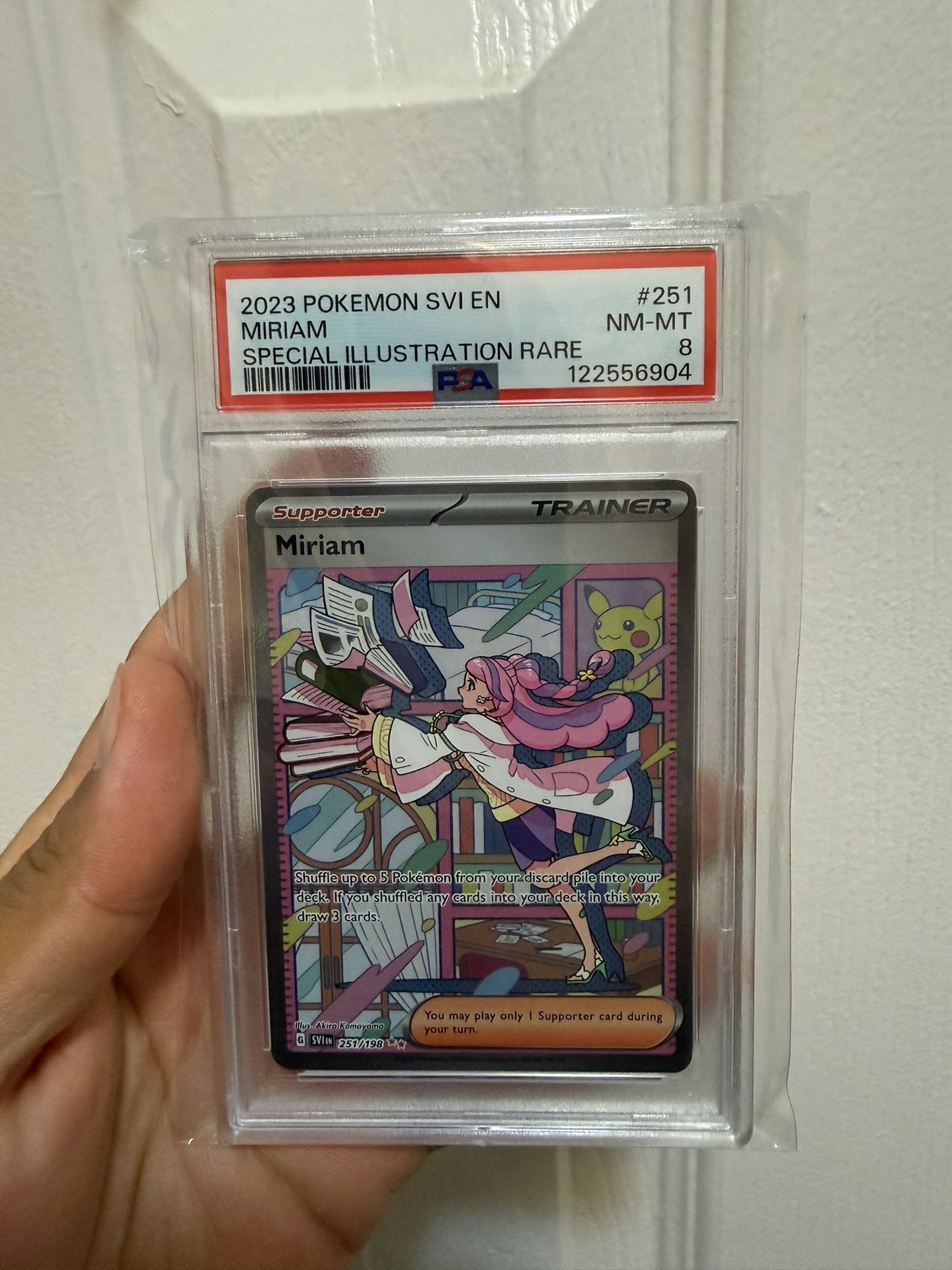 2023 Pokémon Miriam SIR PSA 8
