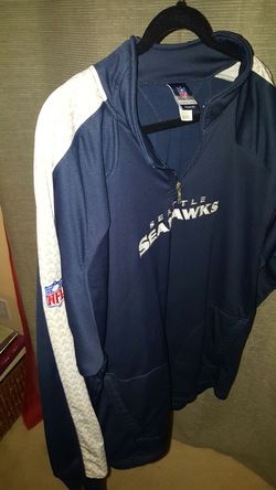 Seattle Seahawks Reebok pullover jacket size XXL