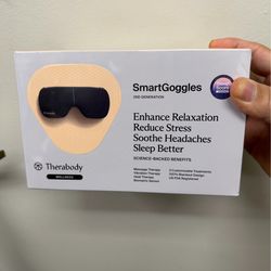 Therabody SmartGoggles 2nd Generation Black Heated Eye & Temple Massager