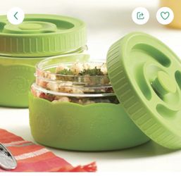 Set De 2 Containers Princess House Nuevo S En Caja 