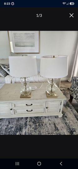 2 beautiful lamps 26 height