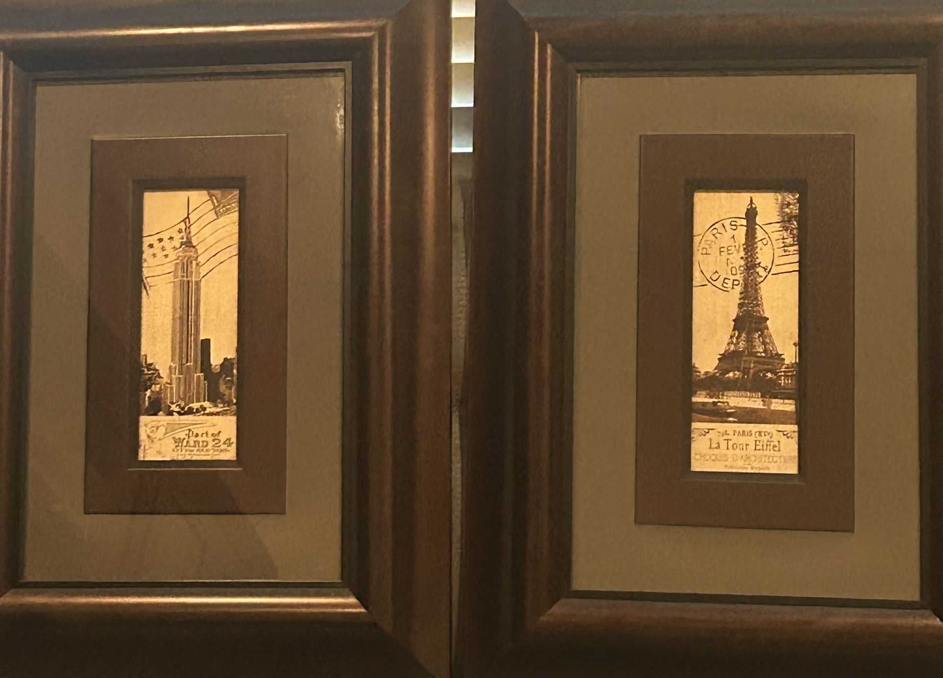 Vintage NY And Paris Pictures