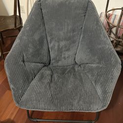 2 Perfect Resting Comfy Saucer Chairs For Adults Or Children